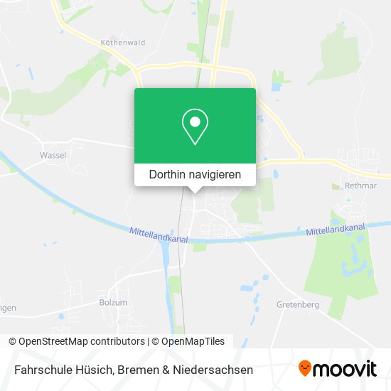 Fahrschule Hüsich Karte