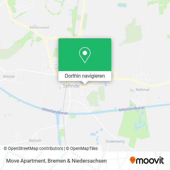 Move Apartment Karte