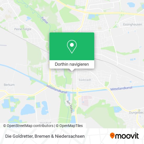 Die Goldretter Karte