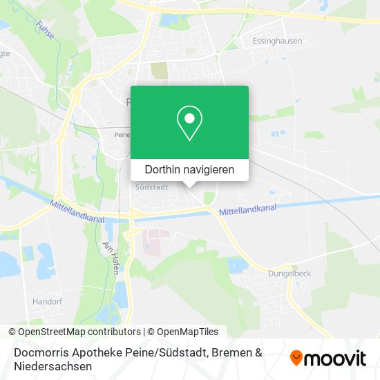 Docmorris Apotheke Peine / Südstadt Karte