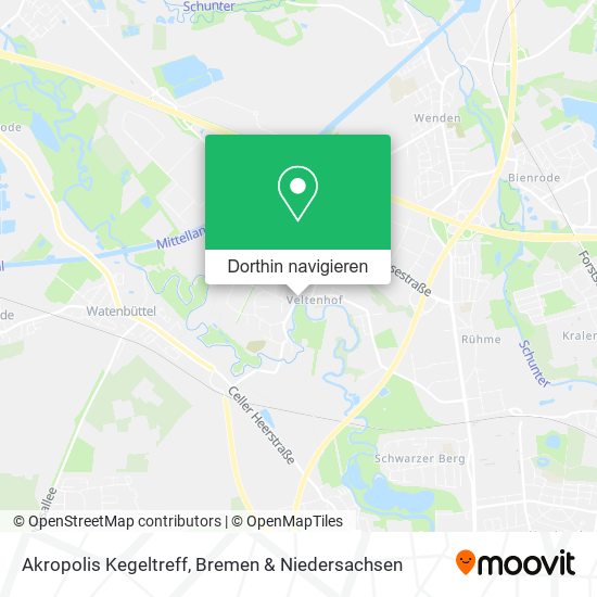 Akropolis Kegeltreff Karte