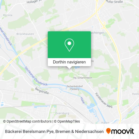 Bäckerei Berelsmann Pye Karte