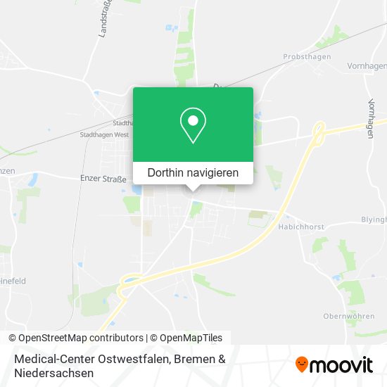 Medical-Center Ostwestfalen Karte