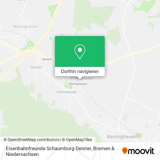 Eisenbahnfreunde Schaumburg Deister Karte