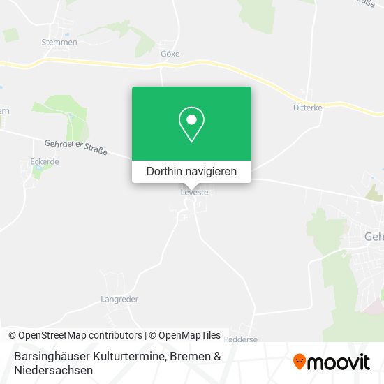 Barsinghäuser Kulturtermine Karte