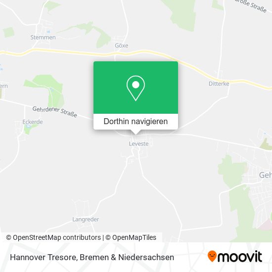 Hannover Tresore Karte