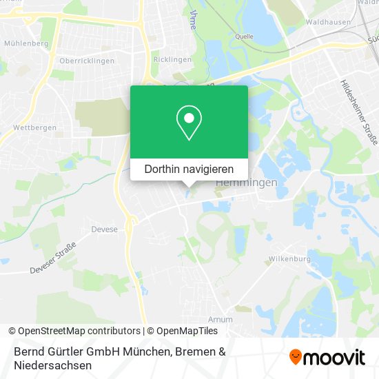 Bernd Gürtler GmbH München Karte