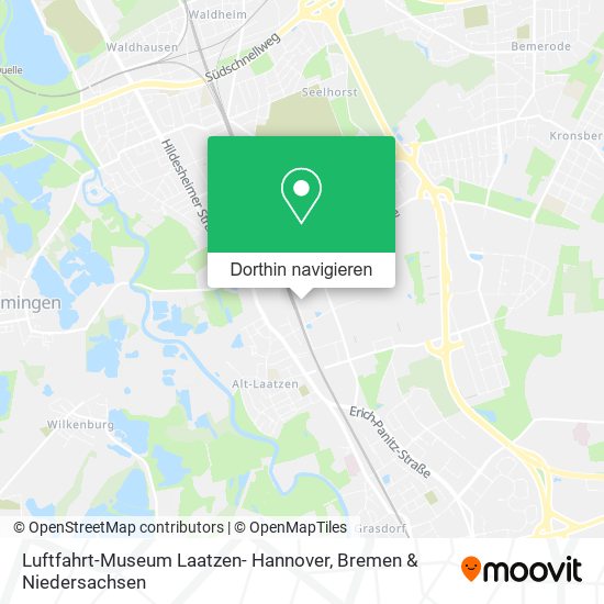 Luftfahrt-Museum Laatzen- Hannover Karte