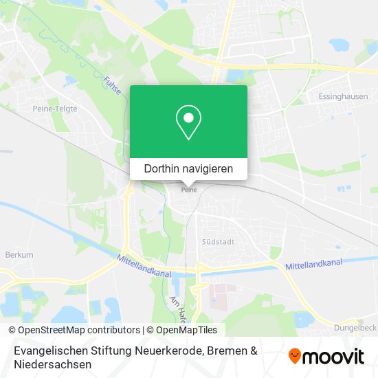 Evangelischen Stiftung Neuerkerode Karte