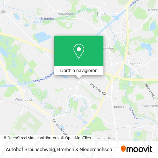 Autohof Braunschweig Karte