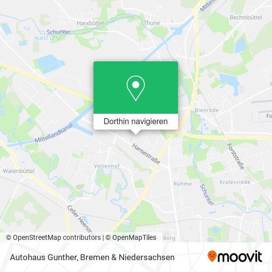 Autohaus Gunther Karte