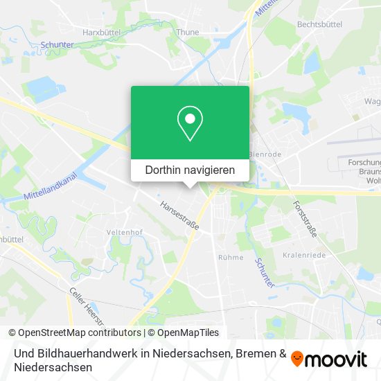 Und Bildhauerhandwerk in Niedersachsen Karte