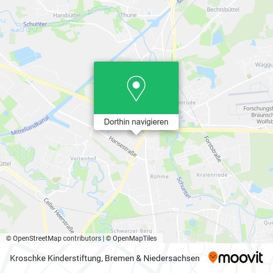 Kroschke Kinderstiftung Karte