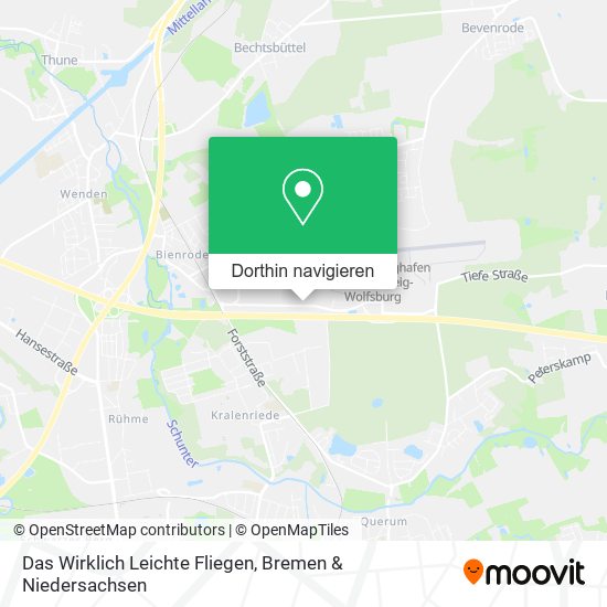 Das Wirklich Leichte Fliegen Karte
