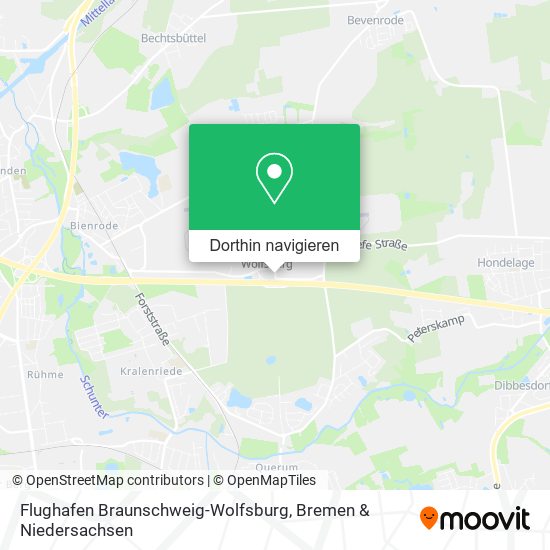 Flughafen Braunschweig-Wolfsburg Karte