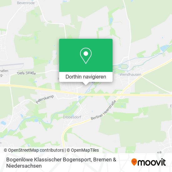 Bogenlöwe Klassischer Bogensport Karte