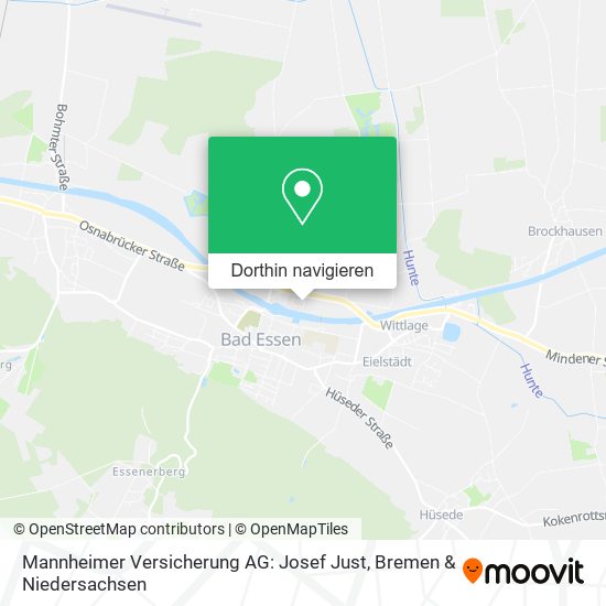 Mannheimer Versicherung AG: Josef Just Karte