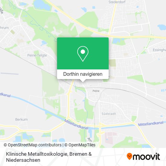 Klinische Metalltoxikologie Karte