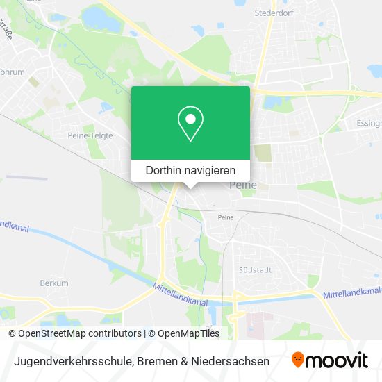 Jugendverkehrsschule Karte