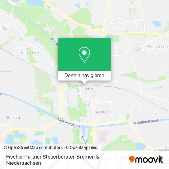 Fischer Partner Steuerberater Karte