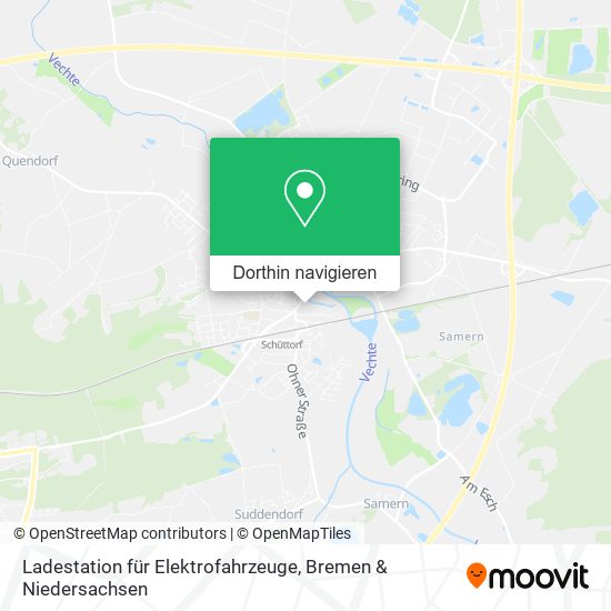 Ladestation für Elektrofahrzeuge Karte