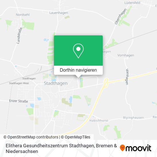 Elithera Gesundheitszentrum Stadthagen Karte