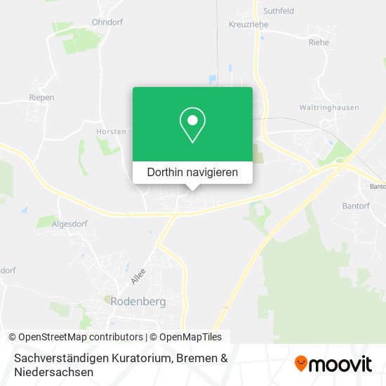 Sachverständigen Kuratorium Karte