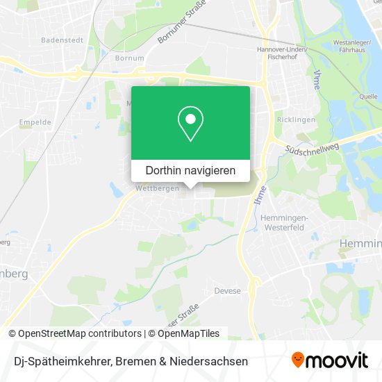 Dj-Spätheimkehrer Karte