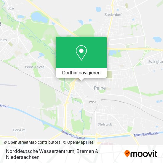 Norddeutsche Wasserzentrum Karte