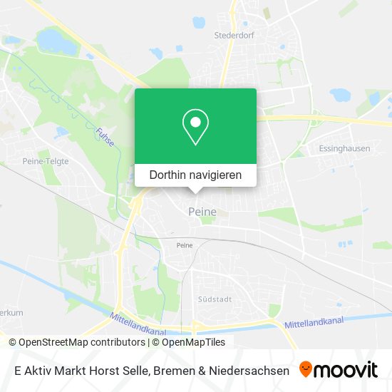E Aktiv Markt Horst Selle Karte
