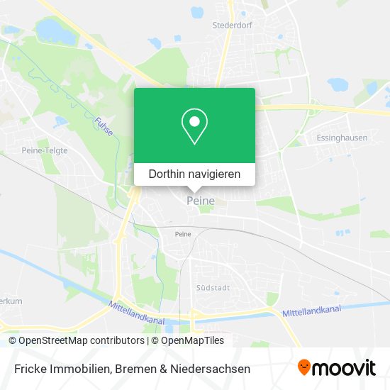 Fricke Immobilien Karte