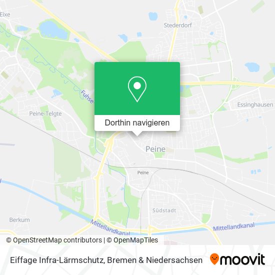Eiffage Infra-Lärmschutz Karte