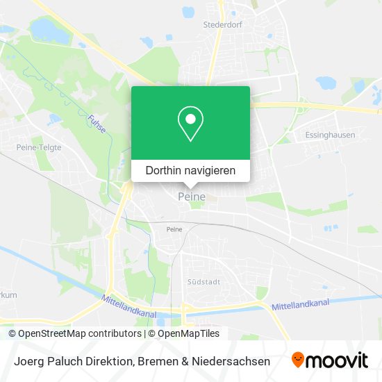 Joerg Paluch Direktion Karte
