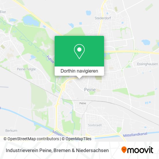 Industrieverein Peine Karte