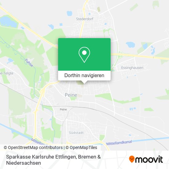 Sparkasse Karlsruhe Ettlingen Karte