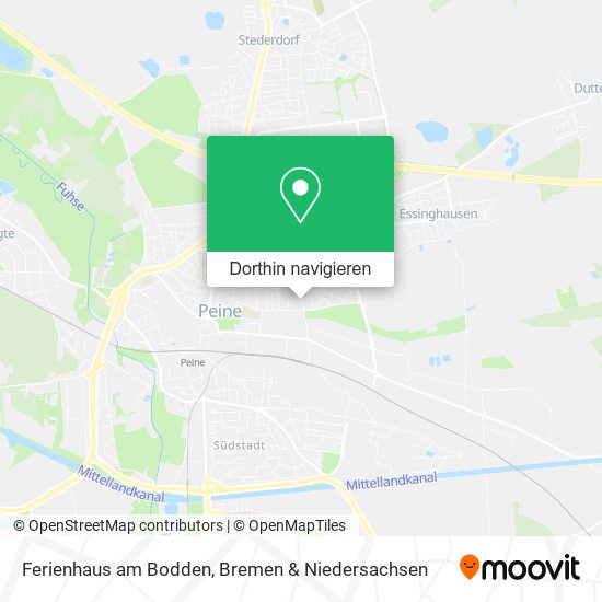 Ferienhaus am Bodden Karte