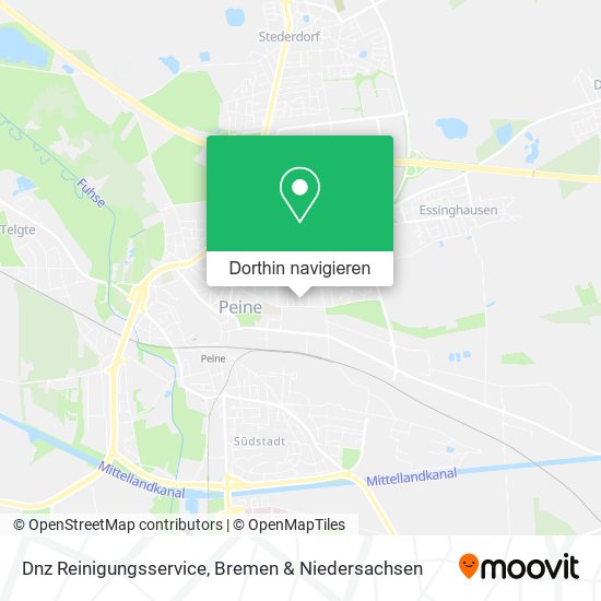 Dnz Reinigungsservice Karte