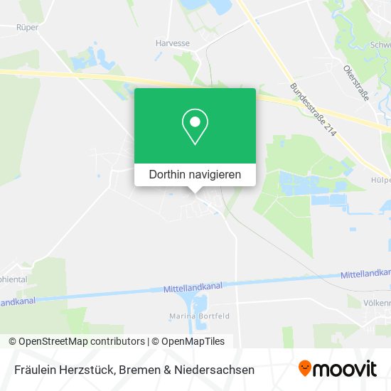 Fräulein Herzstück Karte