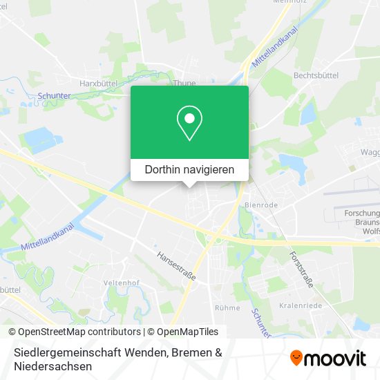 Siedlergemeinschaft Wenden Karte