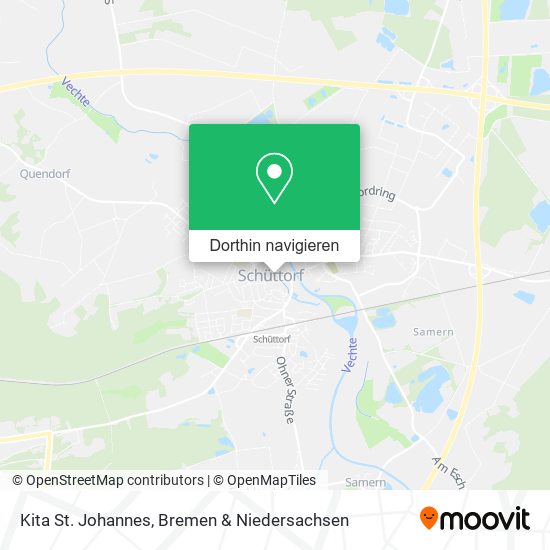 Kita St. Johannes Karte