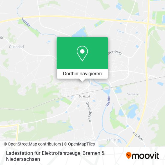 Ladestation für Elektrofahrzeuge Karte