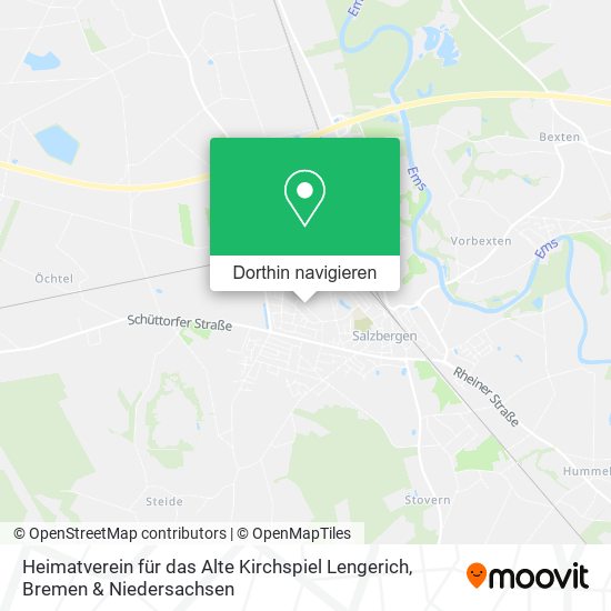 Heimatverein für das Alte Kirchspiel Lengerich Karte