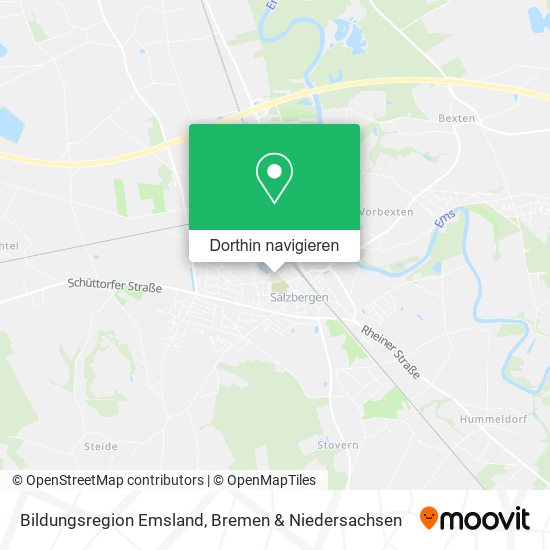 Bildungsregion Emsland Karte