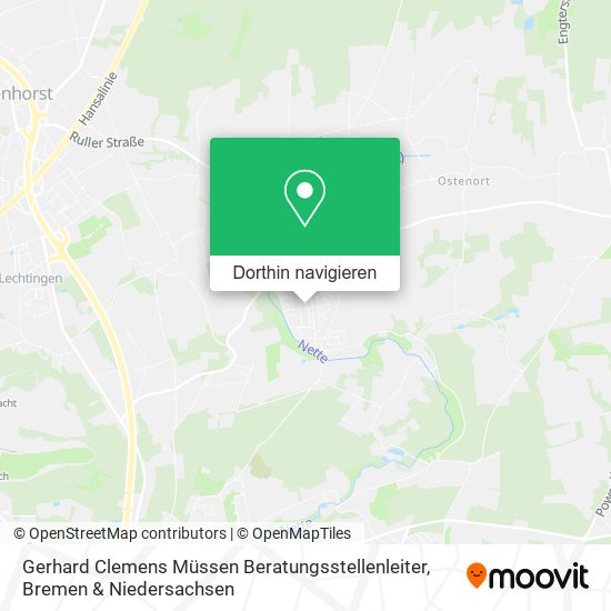 Gerhard Clemens Müssen Beratungsstellenleiter Karte