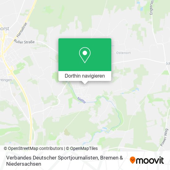 Verbandes Deutscher Sportjournalisten Karte