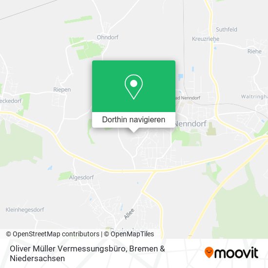 Oliver Müller Vermessungsbüro Karte