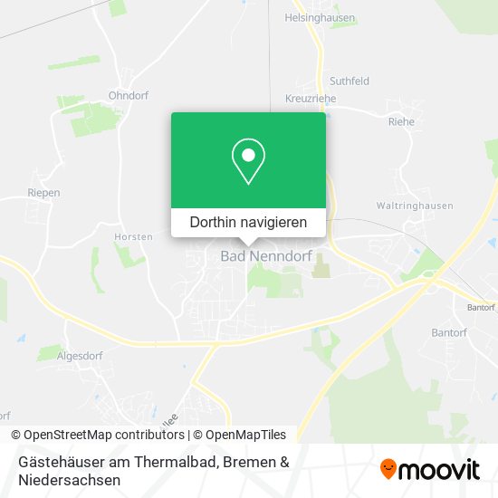 Gästehäuser am Thermalbad Karte