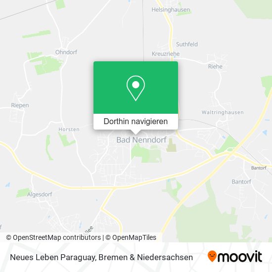 Neues Leben Paraguay Karte