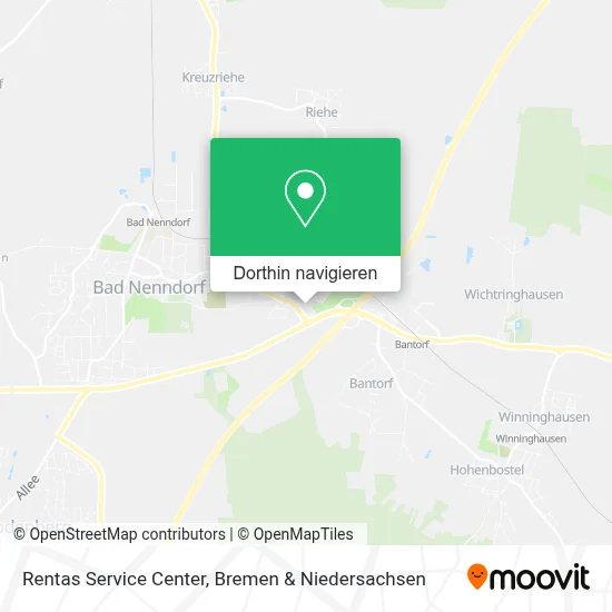 Rentas Service Center Karte