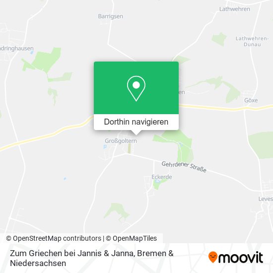 Zum Griechen bei Jannis & Janna Karte